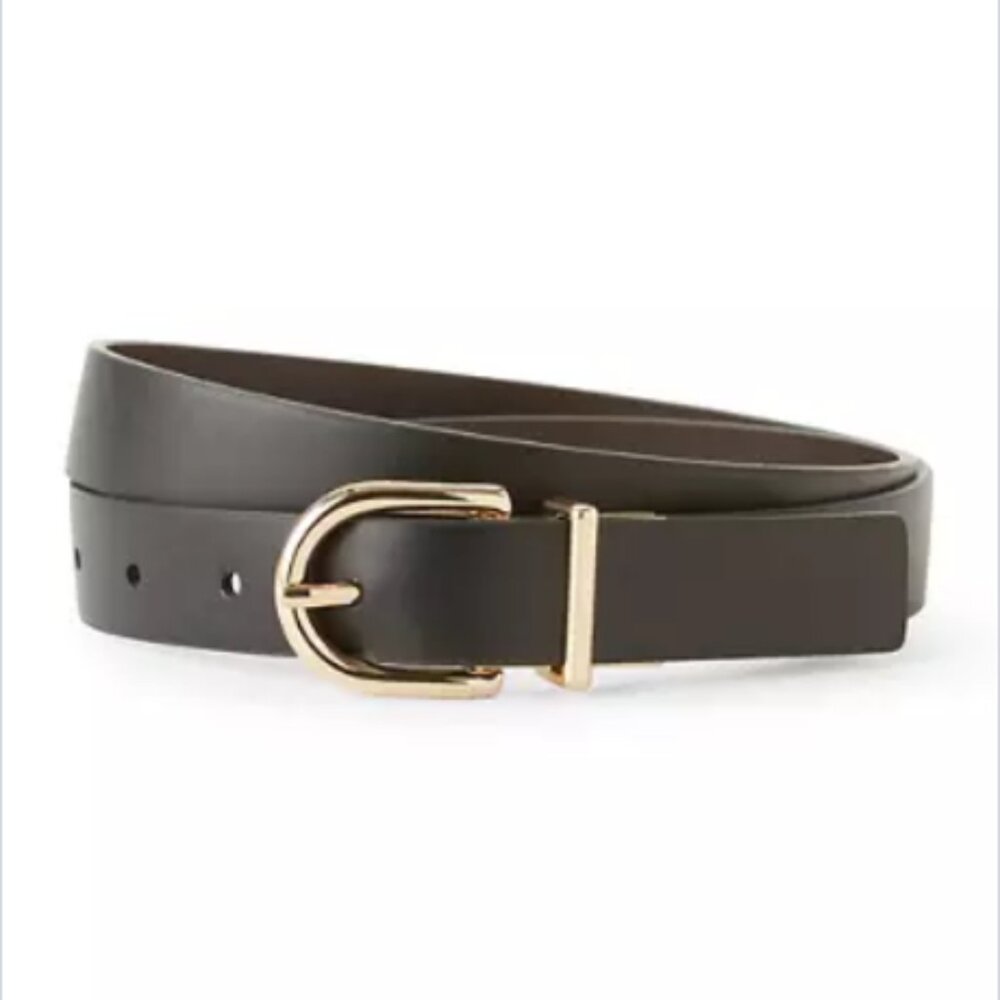 Kate Spade New York Genuine Leather Black Belt - XL